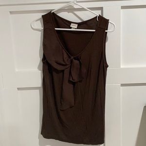 Brown tank top